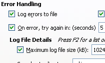 The Errors tab. Click the X to close.
